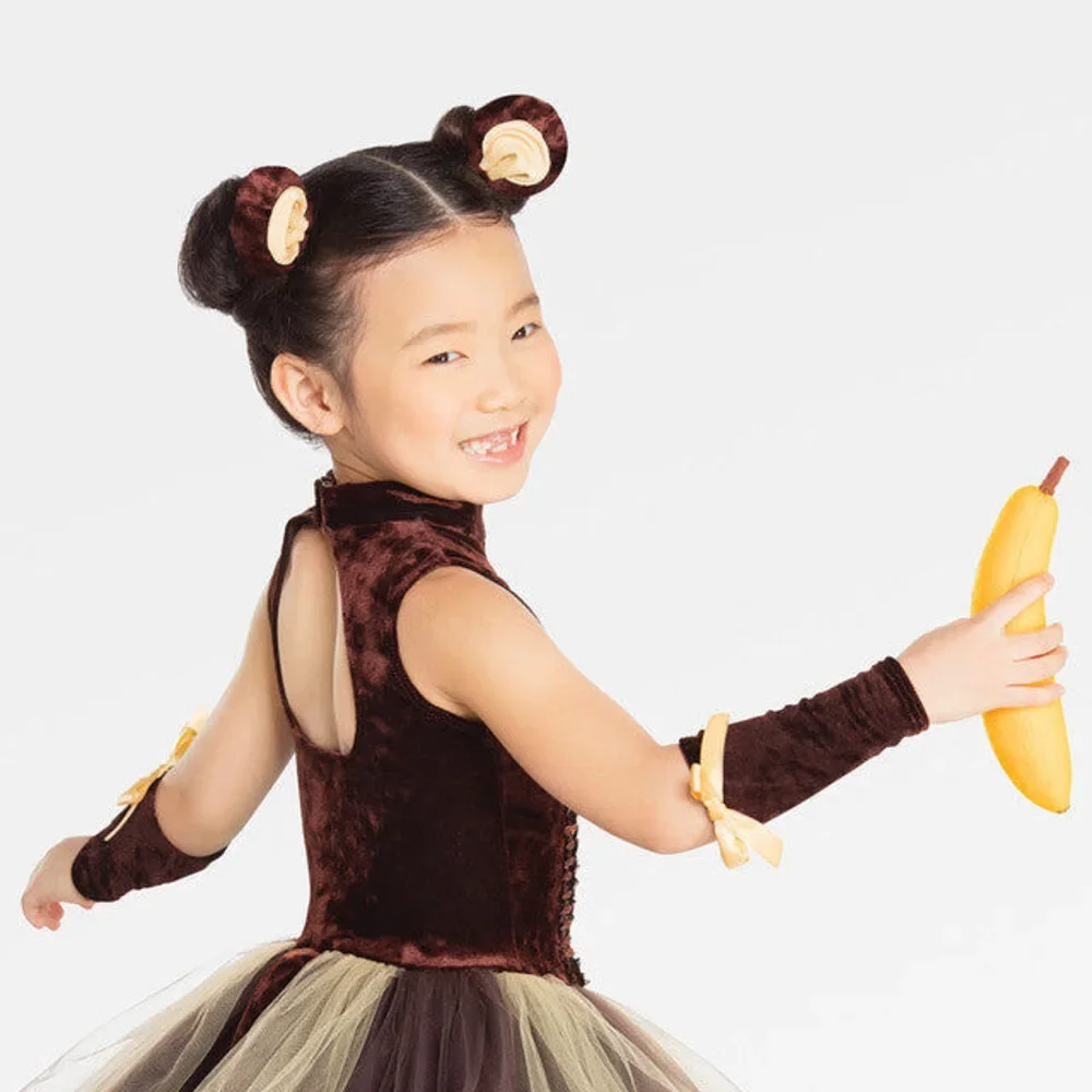 Pre-Owned Dance Costume Large Child Brown Revolution RC20908 Jazz Tap Musical T